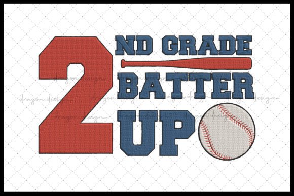 2nd Grade Batter Up: Embroidery Design Review