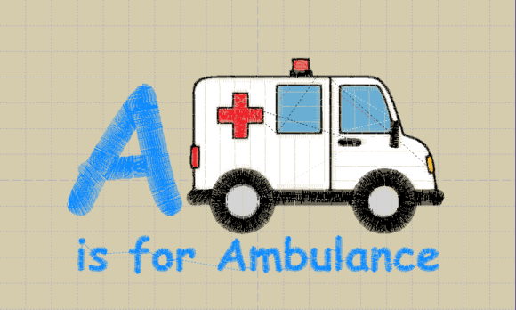 A is for Ambulance: Embroidery Design Review