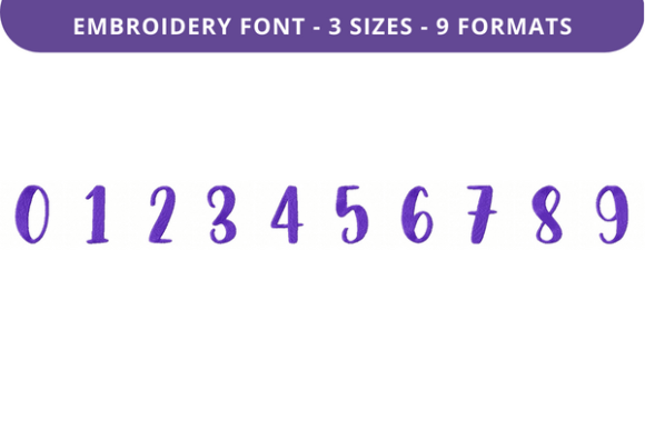 Autumn Mornings Font 0 to 9: Apparel Design Review