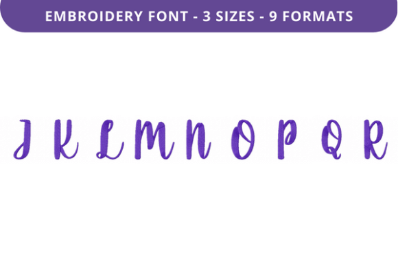 Autumn Mornings Font Uppercase J to R Review