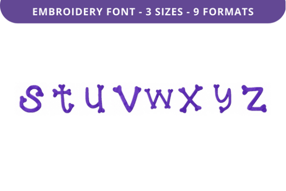 Curves and Bones Font S to Z: A Designer Review