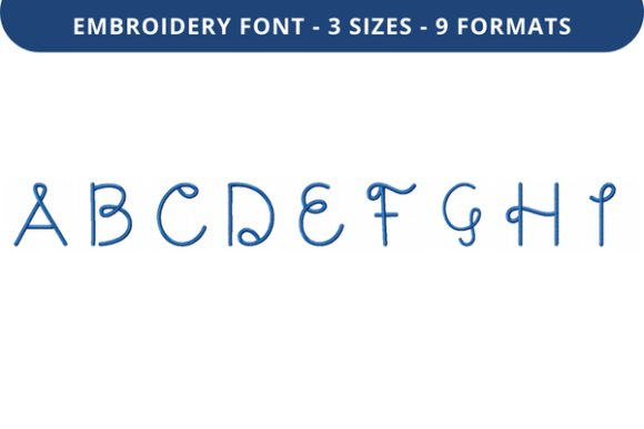 Dear Doily Font Uppercase A-I Review