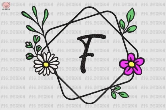 Flower Daisy Font F: Seasonal Embroidery Review
