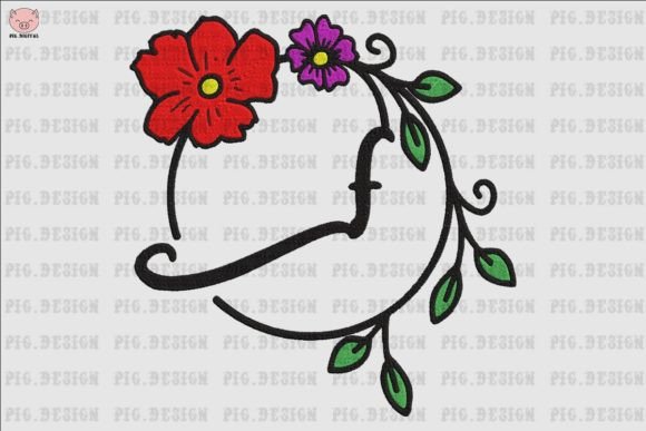 Flower Font F: An Embroidery Designer's Review