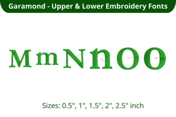 Garamond Font MNO: An Embroidery Designer’s Review