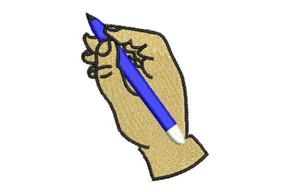 Hand Holding a Pencil: Merch Design Review