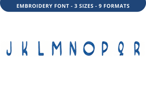 Peeling Good Font Uppercase J to R Review