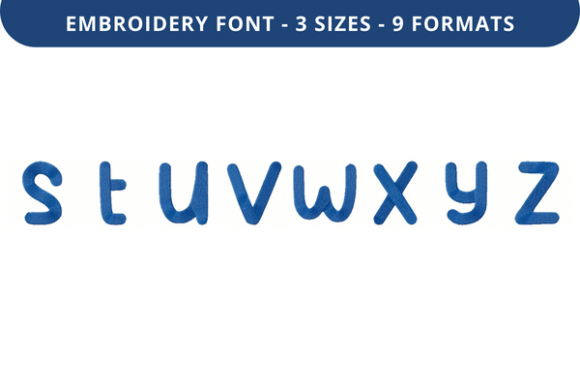 Puhoy Font S to Z: A Designer’s Stitch Test