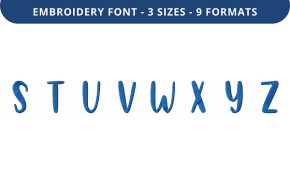 Sugar Buns Font S to Z: A Seasonal Design Review